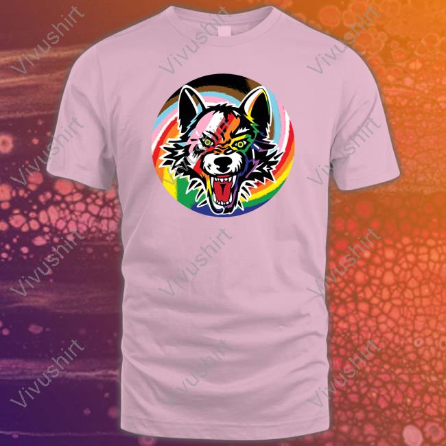 Chicago Wolves Happy Pride Month T Shirt Hockey Is For Everyone