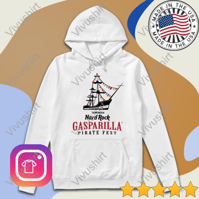 Seminole Hard Rock Gasparilla Pirate Fest Hoodie Sweatshirt
