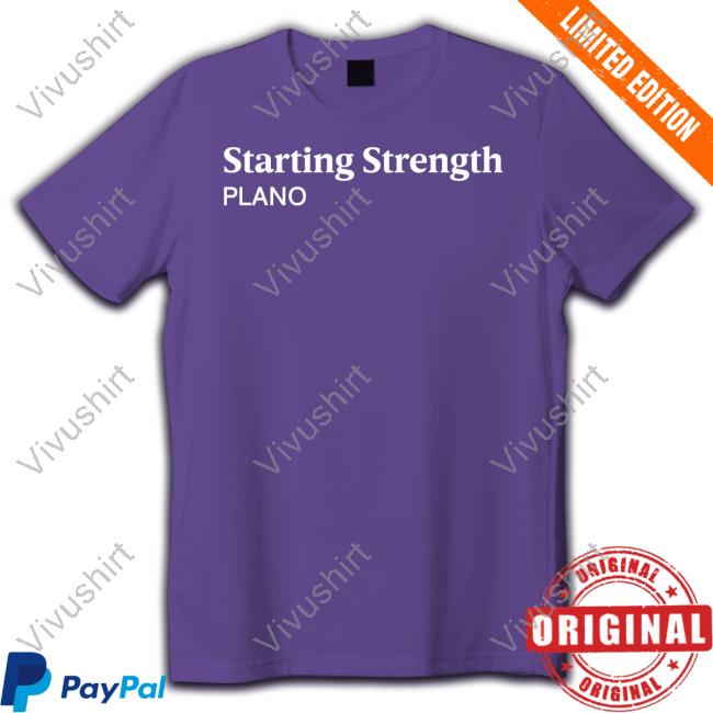 Newman Nahas Wearing Starting Strength Plano Tank Top