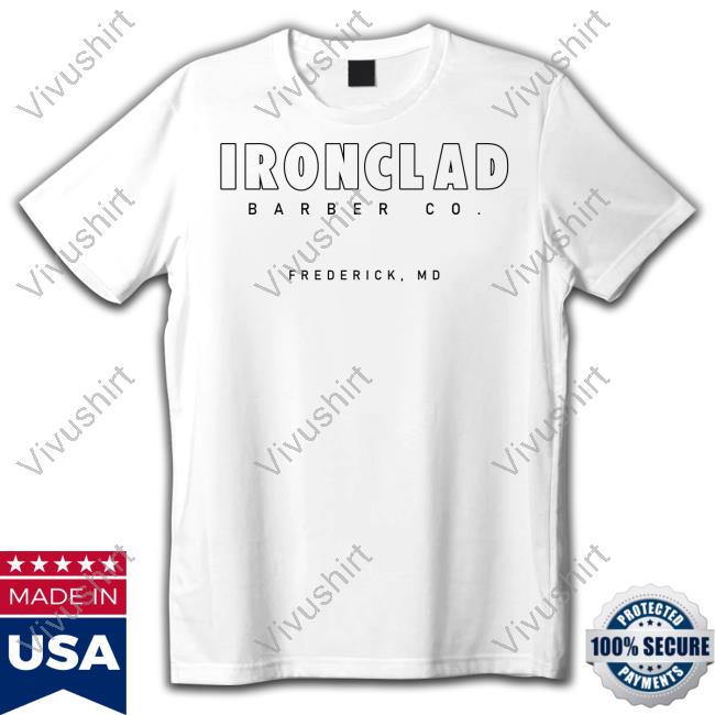 Revolvermag Ironclad Barber Co Frederick Md Long Sleeved T-Shirt