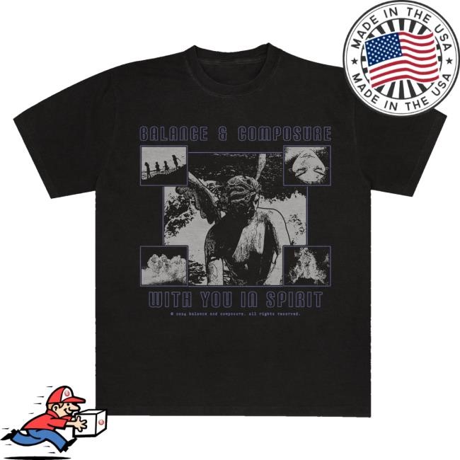 Balance And Comp Merch Balance & Composure Angel Black Shirt