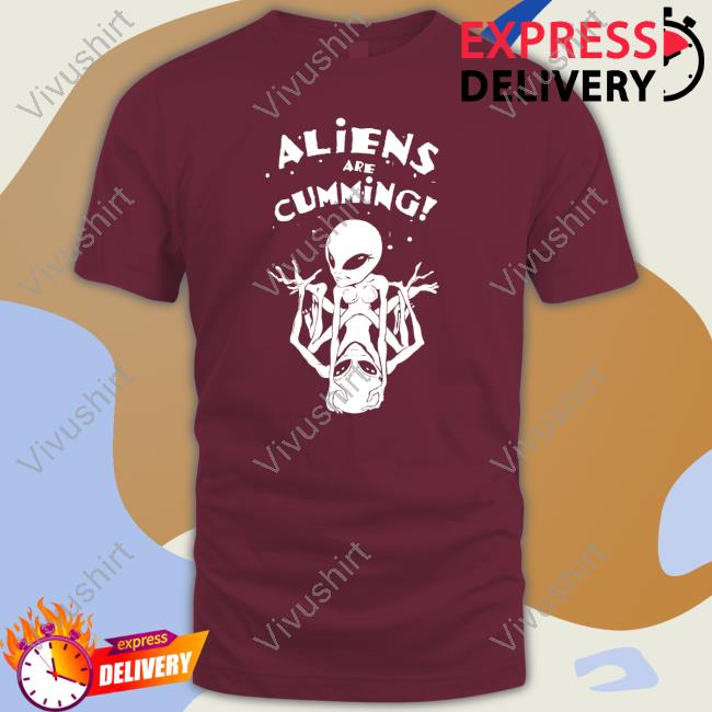 Vintage 90S Aliens Are Cumming Shirt