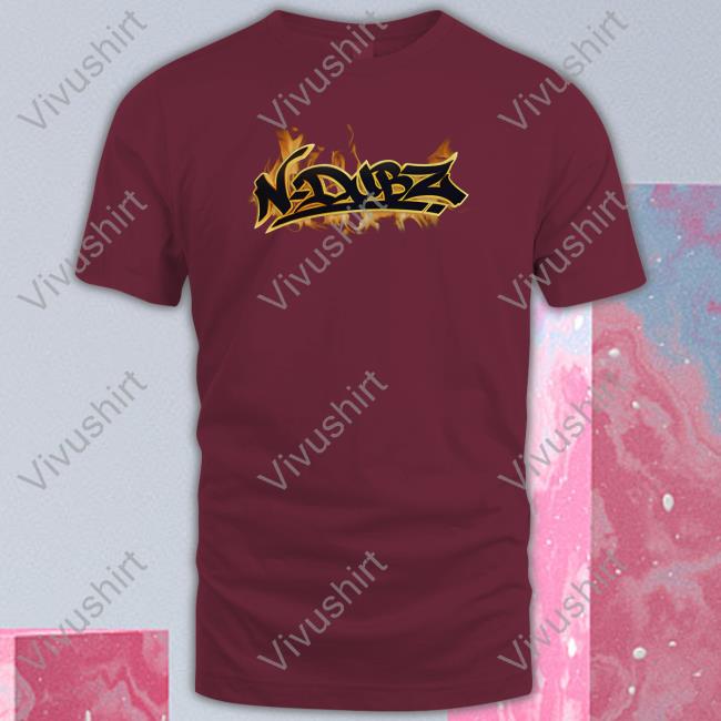 N-Dubz Flame Logo Hoodie N-Dubz Tour Merch Shirt
