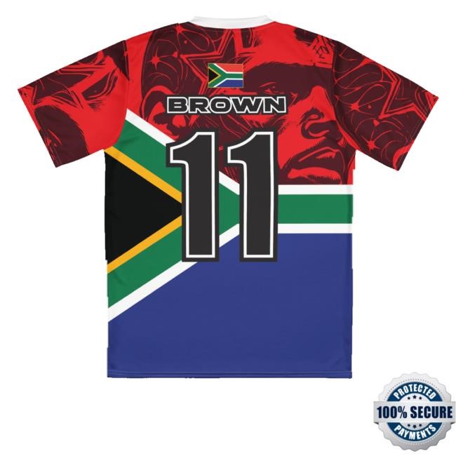 South Africa Breezy Soccer Jersey Tee Shirt