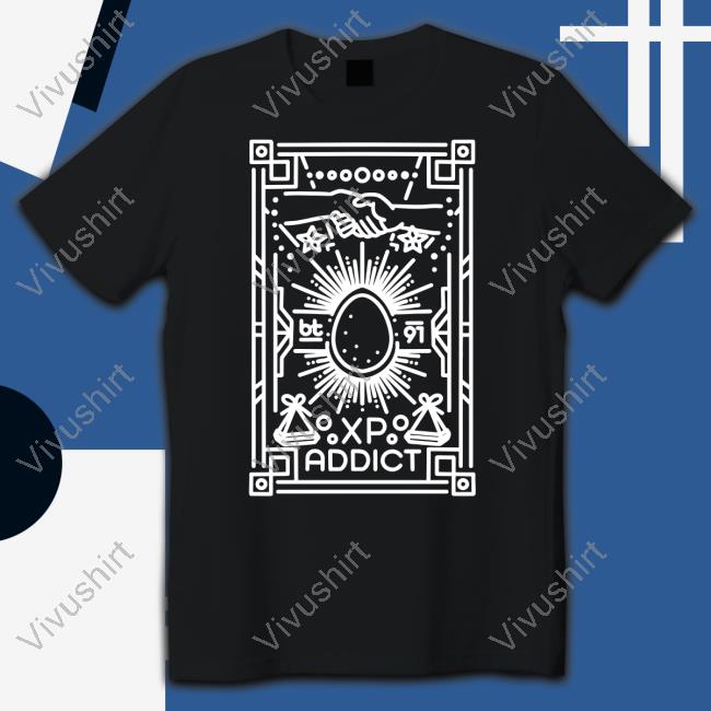 Crowdmade Merch Xp Addict Black Line Art Hoodie