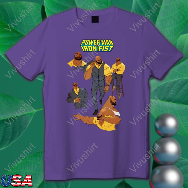 Theedcstan Power Man And Iron Fist Luke Cage Tee Power Man And Iron Fist Luke Cage Tee