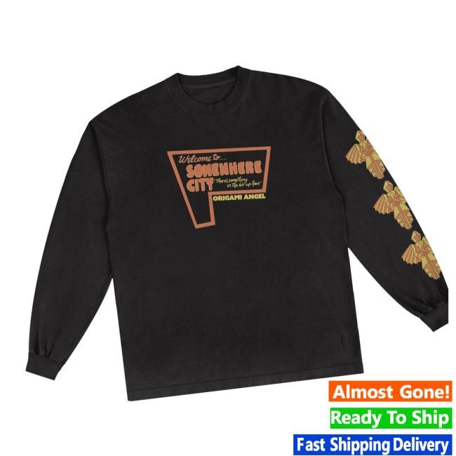 Origami Angel Merch Store Somewhere City Long Sleeve Shirt