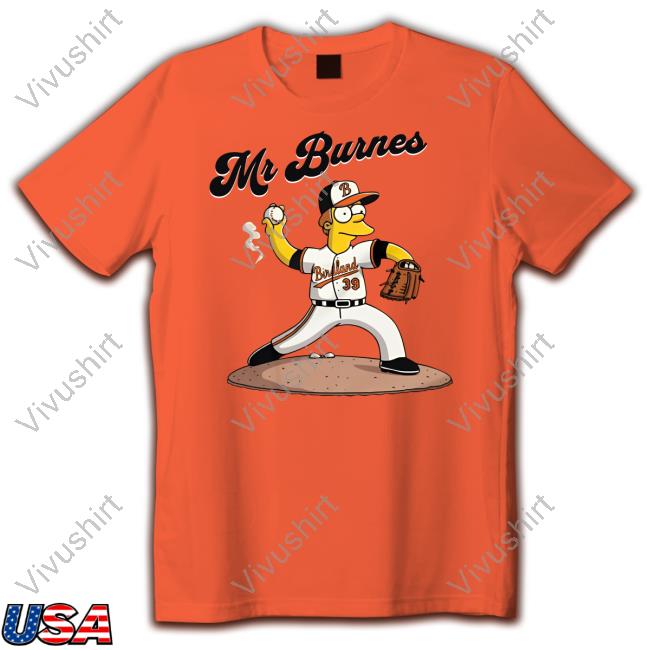 Baltimore Orioles Mr Burnes Crewneck Sweatshirt Walter Maselli