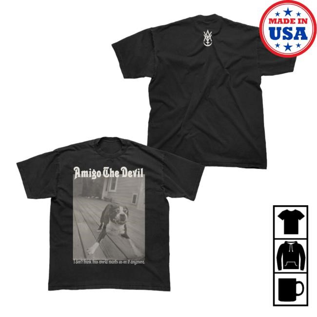 Amigo The Devil Feral Black Tee Shirt