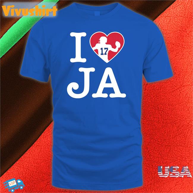 26Shirts Store I Love JA17 Long Sleeve Tee Shirt