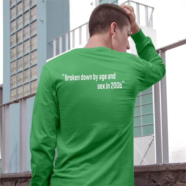 Shirts With Threatening Auras Broken Down By Age And Sex In 200B Hoodie