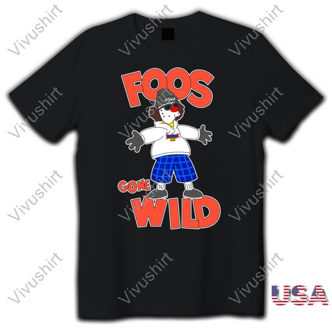 Foos Gone Wild Foodville Clown New Shirt