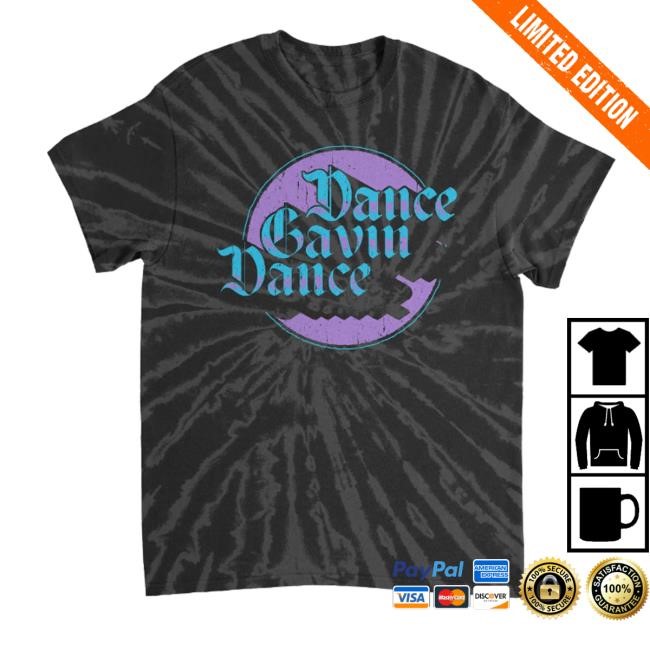 Rise Records Merch Dance Gavin Dance Logo Spider Black Tie Dye