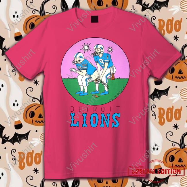 Eat To Survive Detroit Lions Long Sleeve Tee Shirt Jeffreymahannah