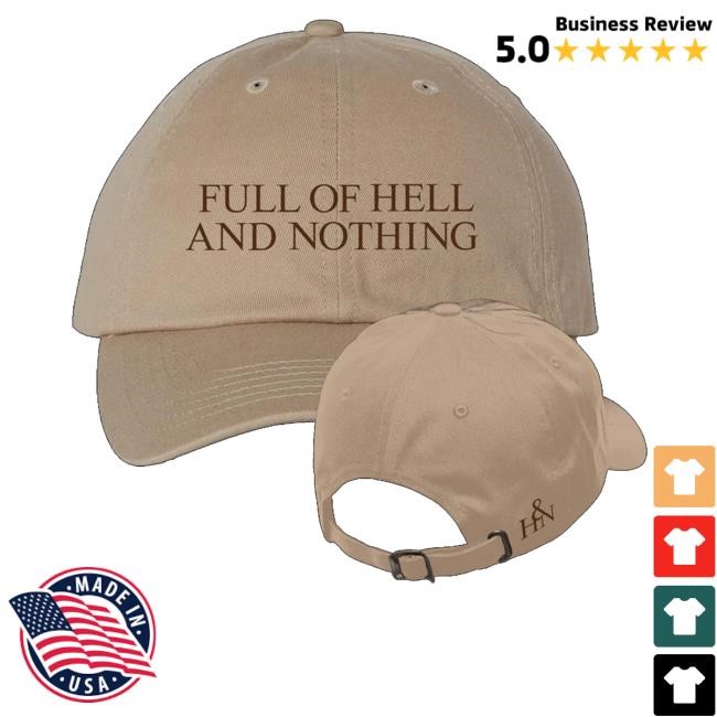 Closed Casket Activities Full Of Hell And Nothing Khaki Dad Trucker Hat