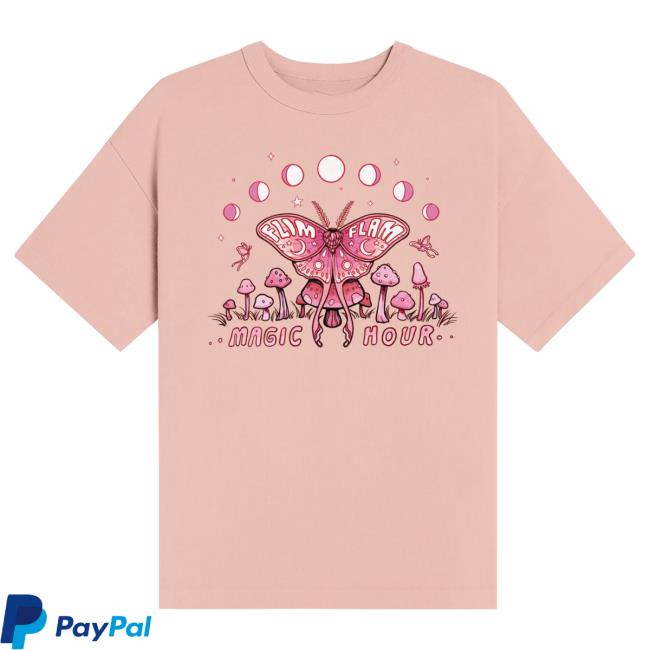 Official Flim Flam Merch Store FF Moth Sweater Pale Pink FlimFlam Apparel Clothing Shop