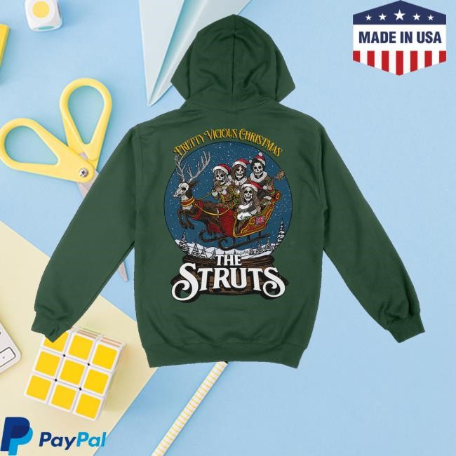 The Struts Merch Pretty Vicious Christmas Shirts