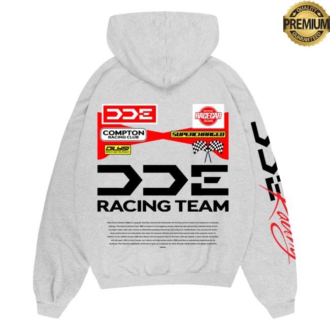 Official Dde Merch Shop Racing Team Heather Grey Tee