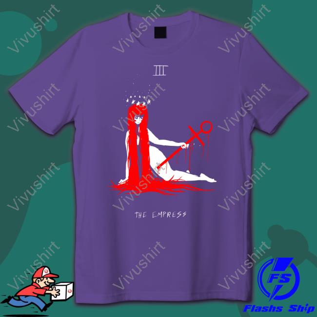 The Troubled Tarot The Empress Iii T Shirt Pitch Canker Merch