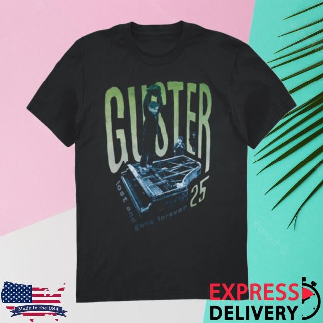 Guster Store Lost & Gone Forever 25 Album Cover T Shirt Gustermerch