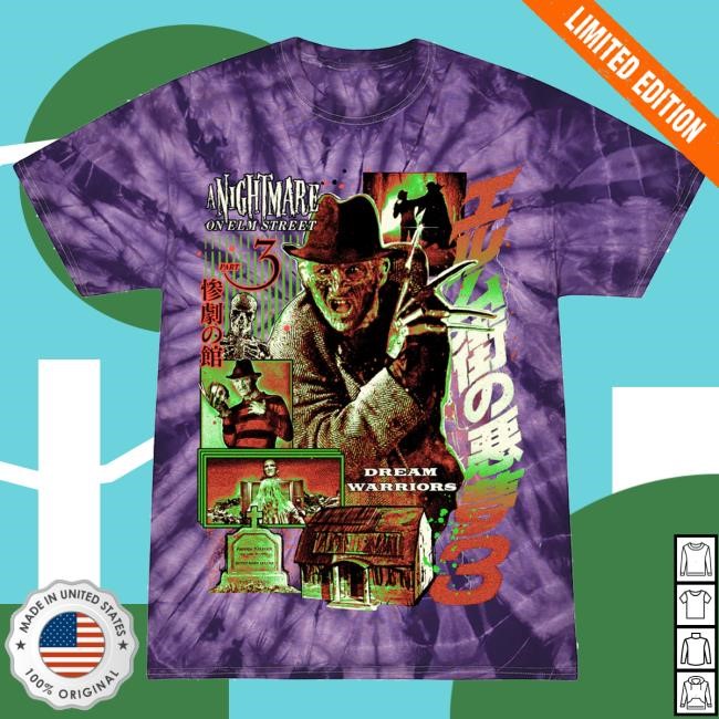 Original Cavitycolors Merch Retro Horror Tie-Dye Crewneck Sweatshirt