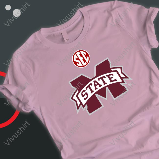 Sec Logo And Mississippi State Bulldogs Logo Sweatshirt