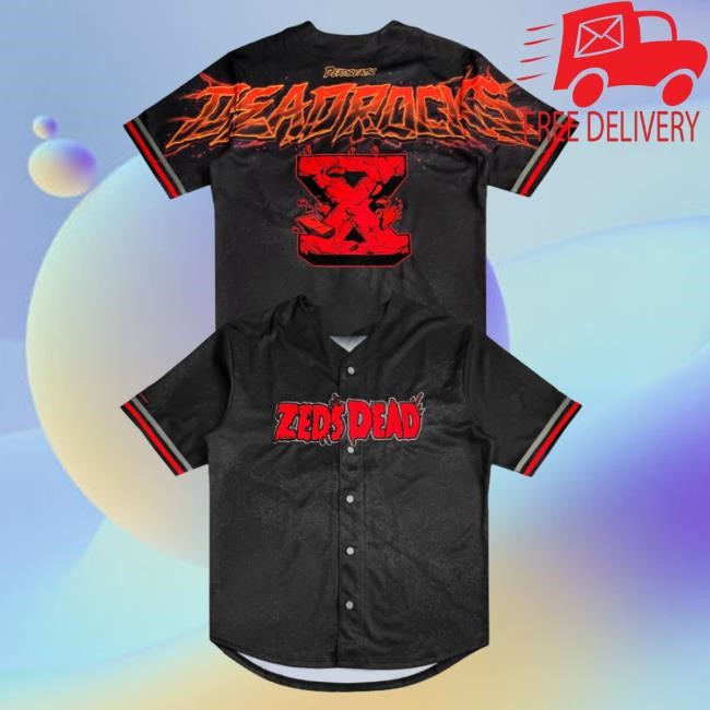 Zeds Dead Merch Zeds Dead Deadrocks X Jersey Tee