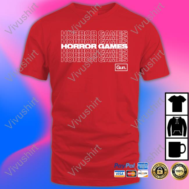 Guns Merch Horror Games Tee Shirt
