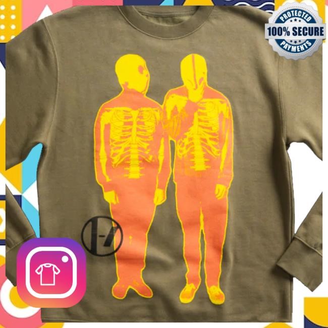 Twenty One Pilots Skeleton Green Shirts
