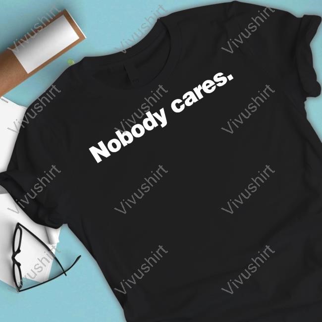 Derrick White Wearing Nobody Cares Tee Shirt