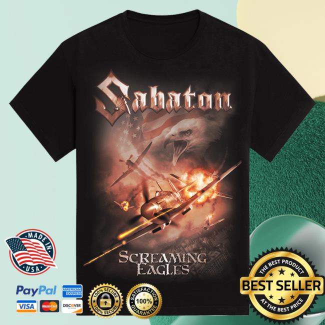 Official Sabaton Merch Store Sabaton Limited Screaming Eagles T Shirt Sabaton Shop