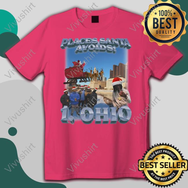 Santa Avoids Ohio T-Shirt
