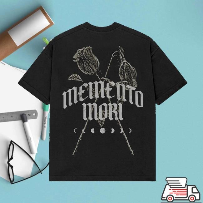 Joe Bartolozzi Store Memento Mori Black Hooded Sweatshirt