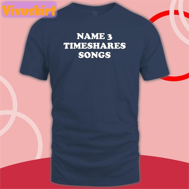 Timeshares Music Name 3 Timeshares Songs Hoodie