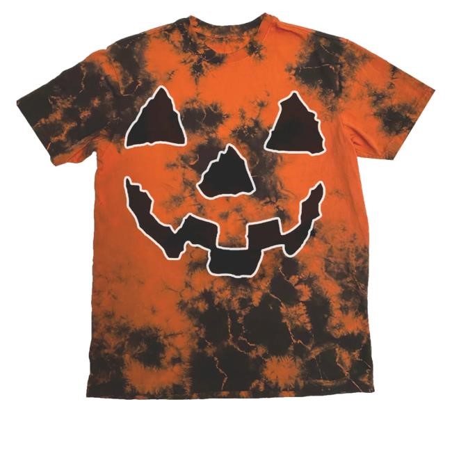 When We're Together Every Night Is Halloween - Orange Lightning Dye T Shirt Blackcraftcult Store Every Night Is Halloween - Orange Lightning Dye