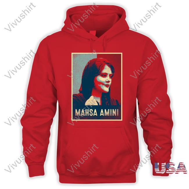 Jamie Lee Curtis Wearing Mahsa Amini Vintage Retro Hoodie