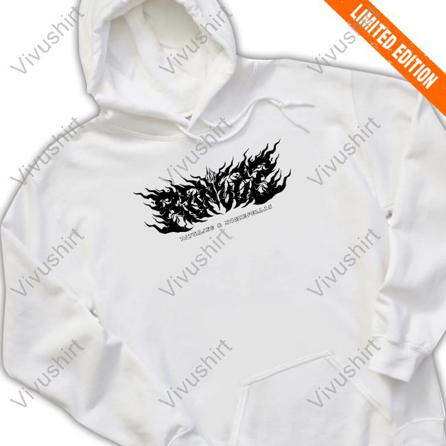 Rene Zz Logo Camiseta Gris Hooded Sweatshirt