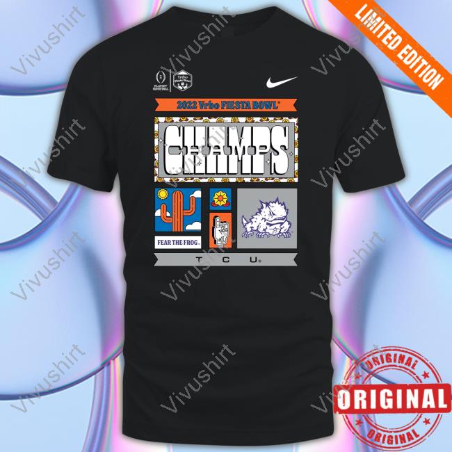 Tcu Horned Frogs Football Playoff 2022 Fiesta Bowl Champions T Shirt