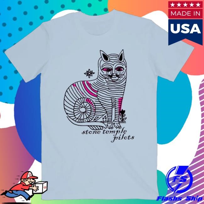 Stone Temple Pilots Merch Vintage Cat Tee
