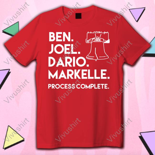 Philadelphia Phillies Ben Joel Dario Markelle Process Complete Tee Shirts