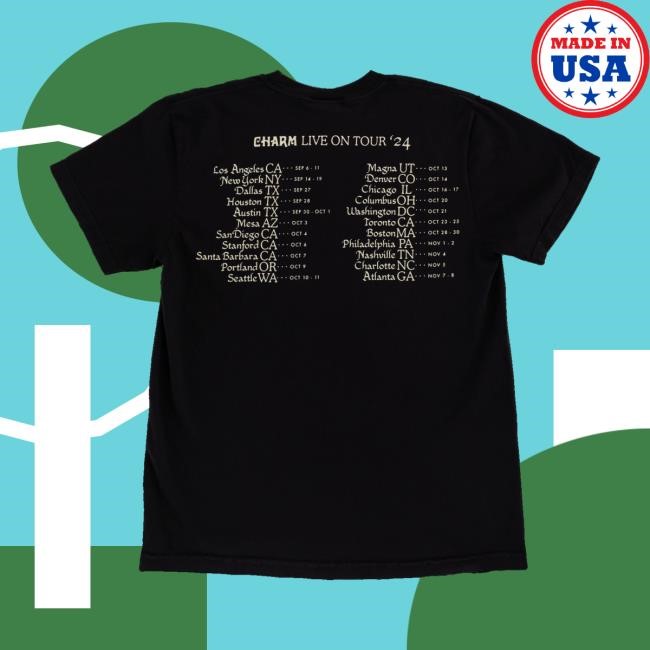 Clairo Merch Store I Got Charmed Tour 2024 Funny Shirt