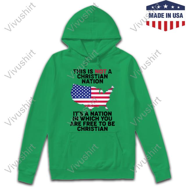 Emily Winston This Is Not A Christian Nation It's A Nation In Which You Are Free To Be Christian T Shirt
