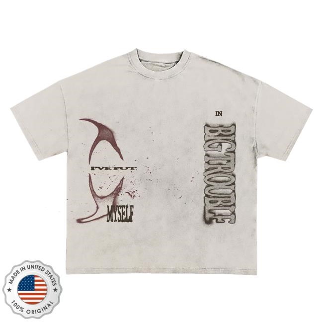Survival Mode Merch Big Trouble Grey T-Shirt