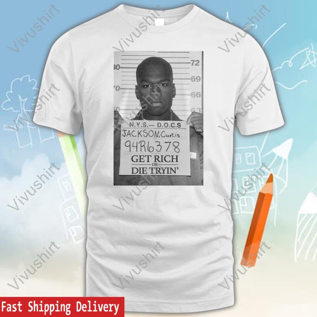 Dababy Wearing Mug Shot Get Rich Or Die Tryin Shirt