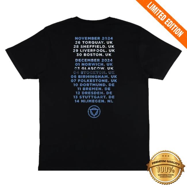 Enter Shikari Merch Store Space Chrome Tour Long Sleeve Shirt