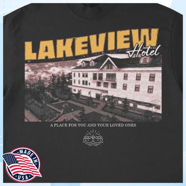 Prestige Merch Supply Lakeview Hotel Postcard T Shirts