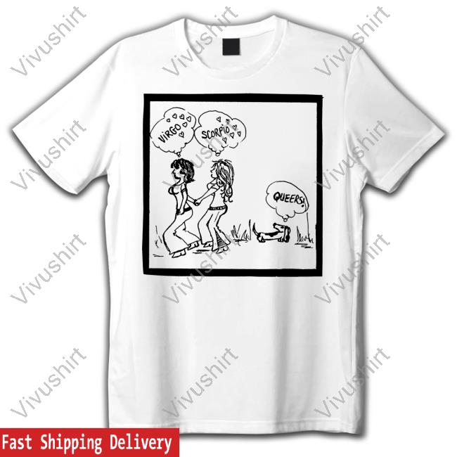 Lesbian Archive Virgo Scorpio Queers Long Sleeve Tee Shirt