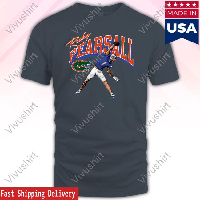 Florida Ncaa Football Ricky Pearsall Black Caricature Shirt