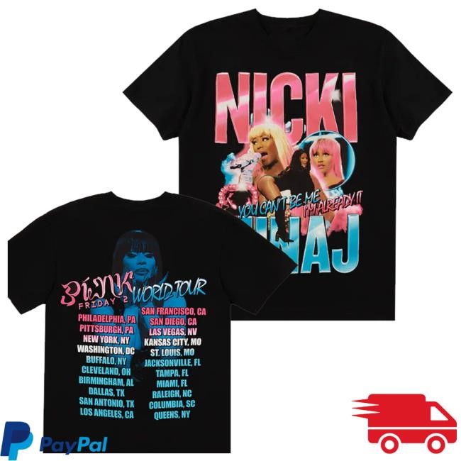 Official Nicki Minaj Official Merch Tour Tee V2 Tee
