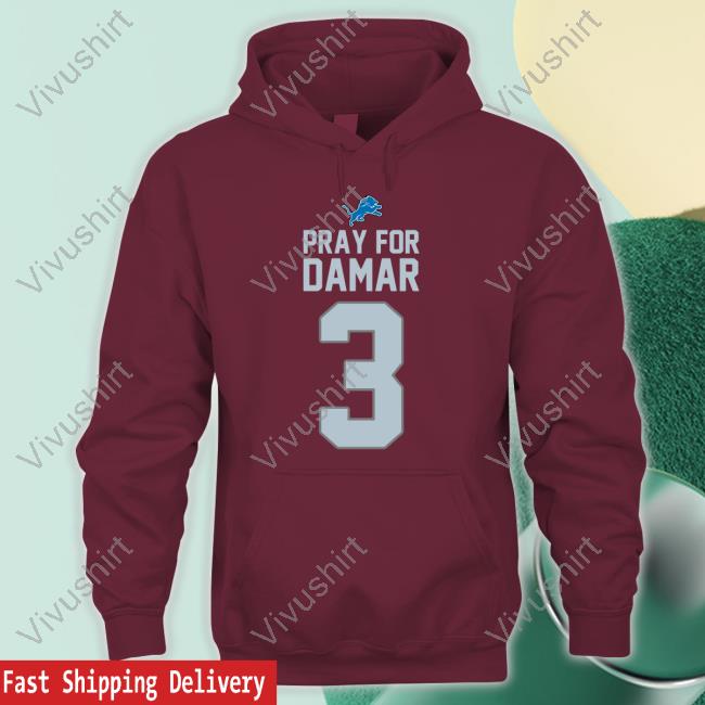 Detroit Lions One Pride Pray For Damar 3 Official Shirt